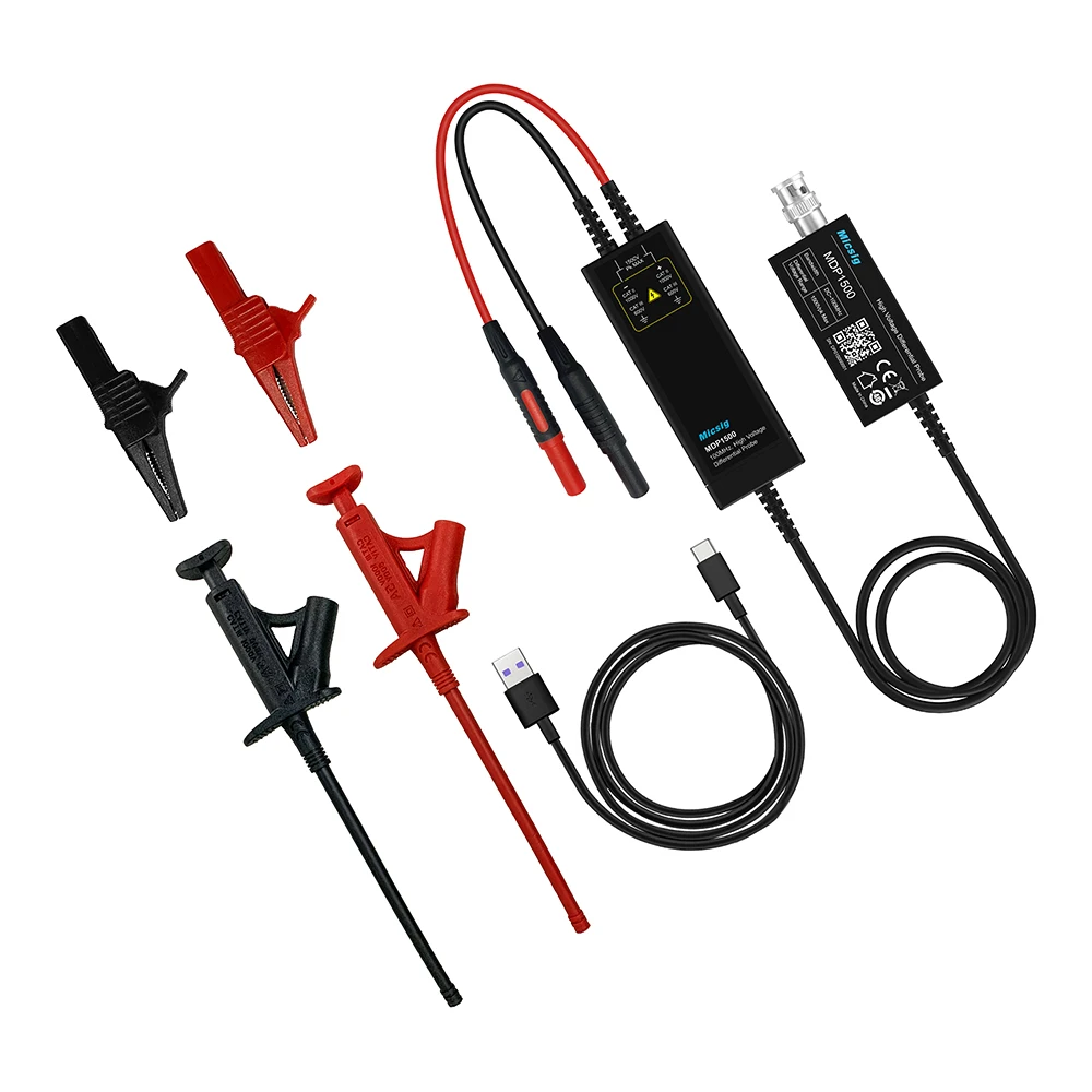 Micsig Oscilloscope High Voltage Differential Probe MDP Series MDP700/1500/3000 DP/10007/10013/20003 100MHz