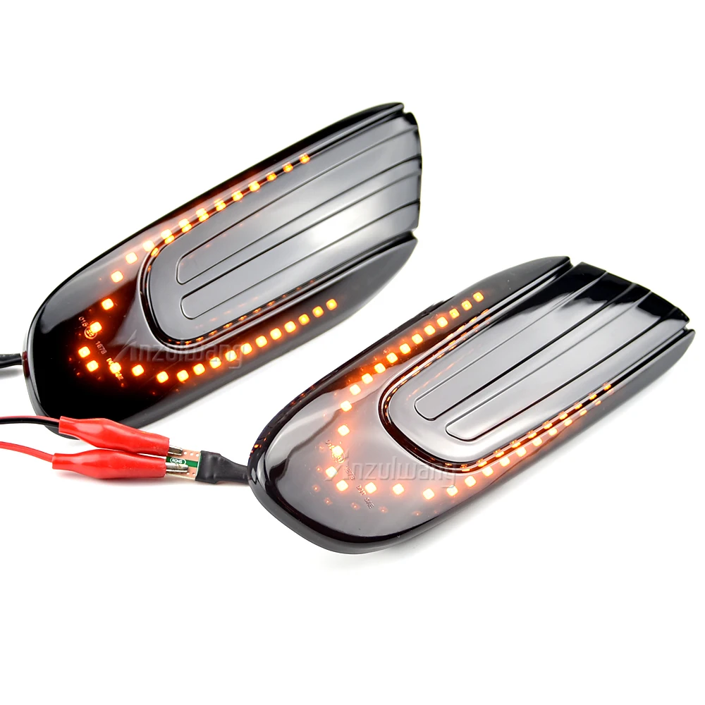 2Pcs For BMW Mini Cooper One F55 F56 F57 Dynamic Sequential LED Fender  Marker Light Side Marker Lamp Indicator Turn Signal Light