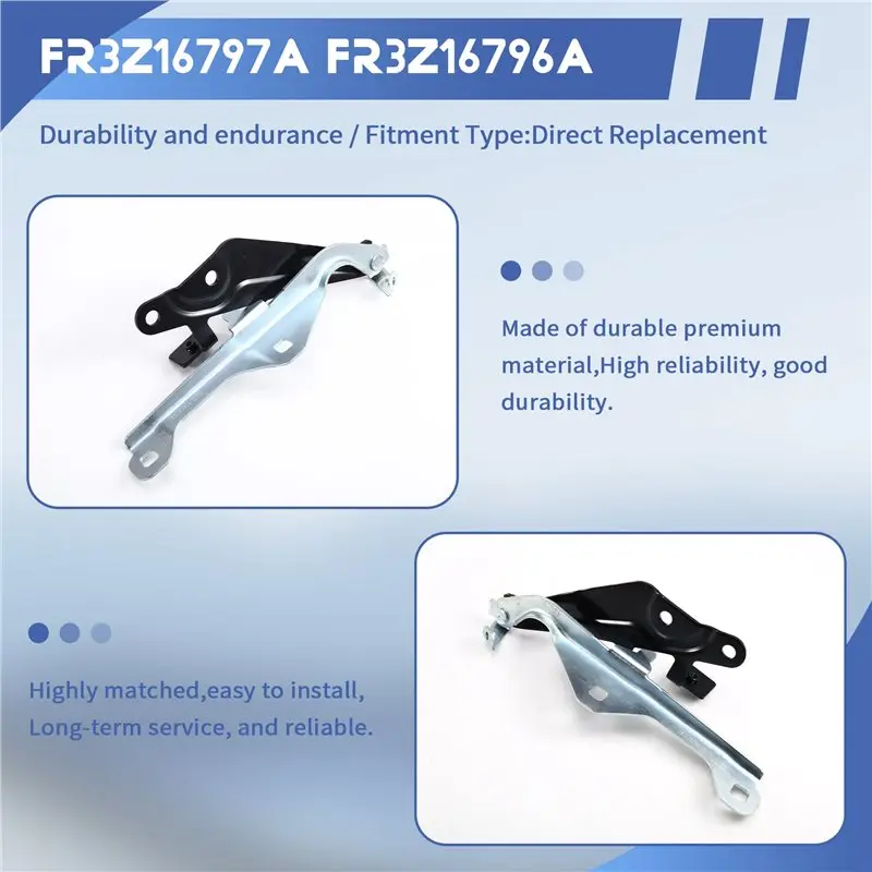 포드 머스탱 전용 후드 힌지 FR3Z16797A FR3Z16796A 자동차 엔진 후드 힌지 자동차 후드 힌지 어셈블리