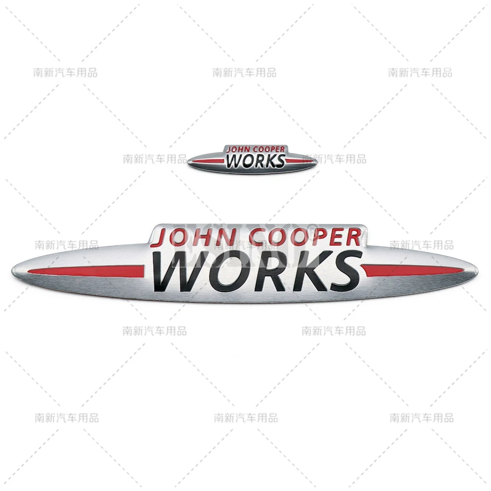 Car Styling Jcw John Cooper Works 3D Adesivo In Alluminio Emblema Tronco Badge Fender Sticker Body Decal Per Mini Cooper Clubman