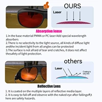 laser glasses Laser Protection 808 1064 OD6 Laser Safety Glasses Protective lenses laser protector laser protective glasses 532 4