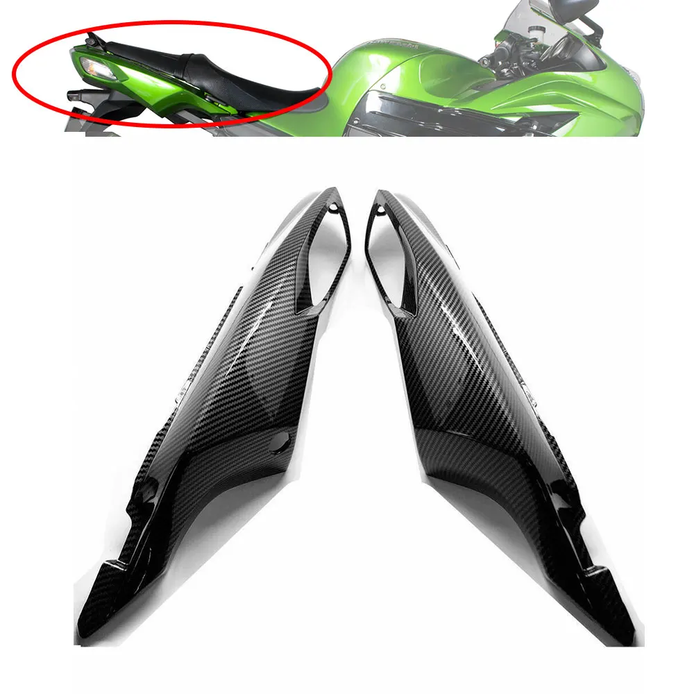 

Rear Side Tail Seat Fairing Carbon Fiber Pattern ABS PLASTIC Panel Decor For KAWASAKI NINJA ZX14R 2012-2020 ZX14 ZX 14 2006-2011