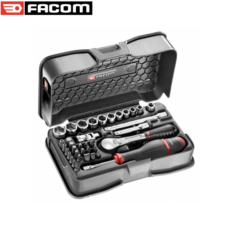 Facom Rl.161-6P6 37 Set Di Prese Esagonali Metriche Da 1/4 Pollici Materiali Di Alta Qualità E Artigianato Di Precisione Prolungano La Durata