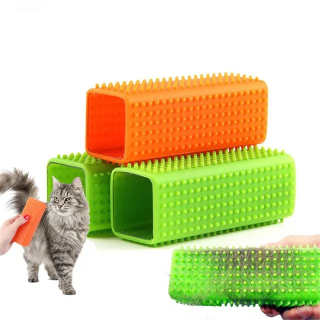 Pet Hair Removal Brush Car Animal Brush Dog Cat Hair Removal Effective Pet Hair Silicone Hollow Rubber Cleaning Brush GSZ01 3