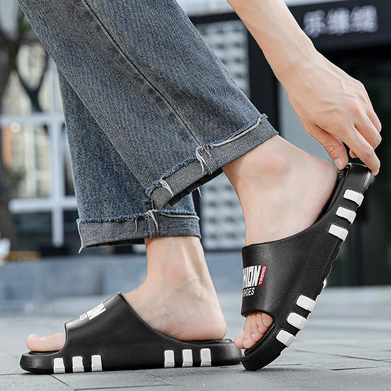 2023 New Summer Sneaker Slippers For Women Men Thick Bottom