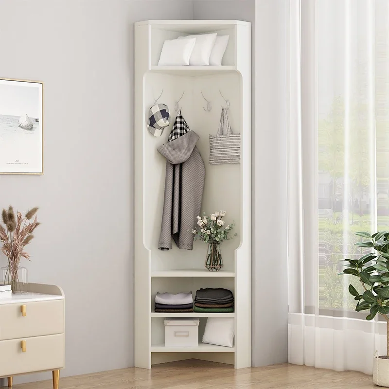 

Corner Cabinet Hanger Corner Wardrobe Side Cabinet Side Cabinet Coat Rack Bedroom Floor Light Luxury Hotel Furniture