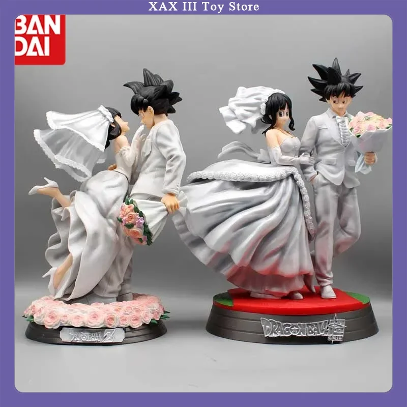 New Dragon Ball Son Goku Chichi Wedding White Wedding Dress Gk
