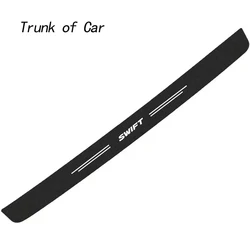 Carbon Fiber Car Door Sill Anti - Scratch Waterproof Sticker Decal (1PCS tailgate)