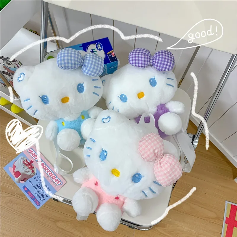 

Плюшевый Рюкзак Aoger Sanrio My Melody, милые плюшевые игрушки-животные, плюшевые рюкзаки, сумки через плечо