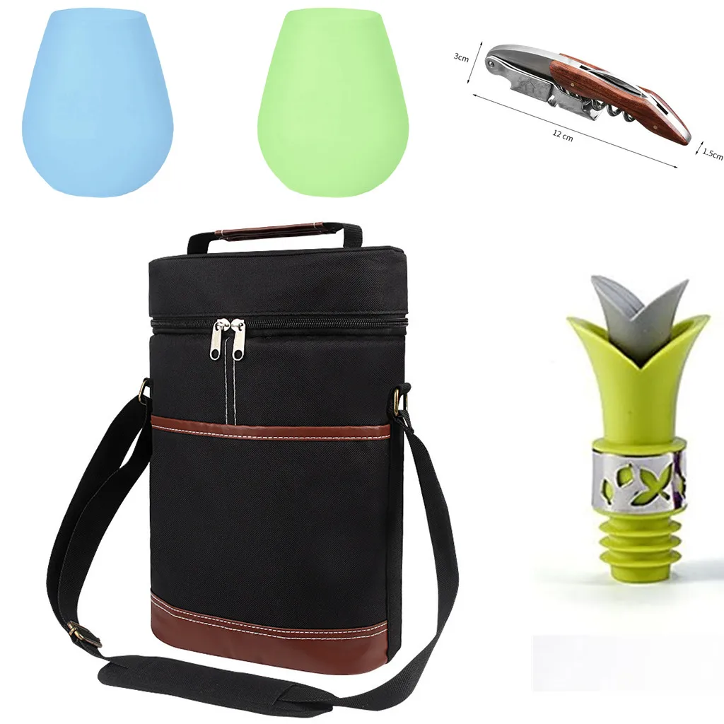 Tirrinia Sac De Transport Pour 2 Bouteilles De Vin – Étanche Et