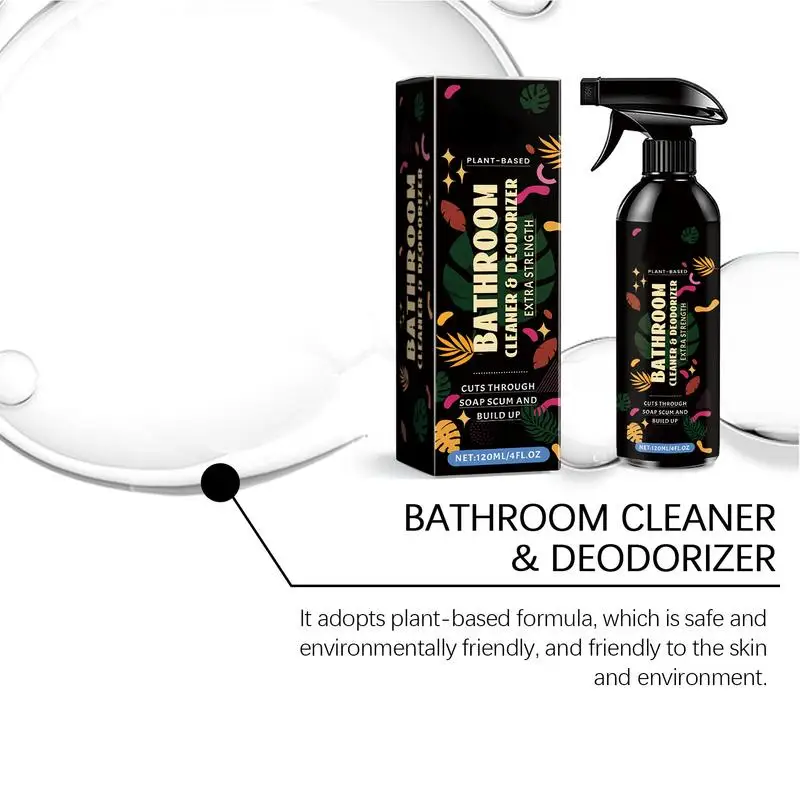 Ceramic Floor Cleaner Bathroom Scale Remover Natural Ingredients Multi-Effect Cleaner For Bathtubs Walls Sinks Shower Doors