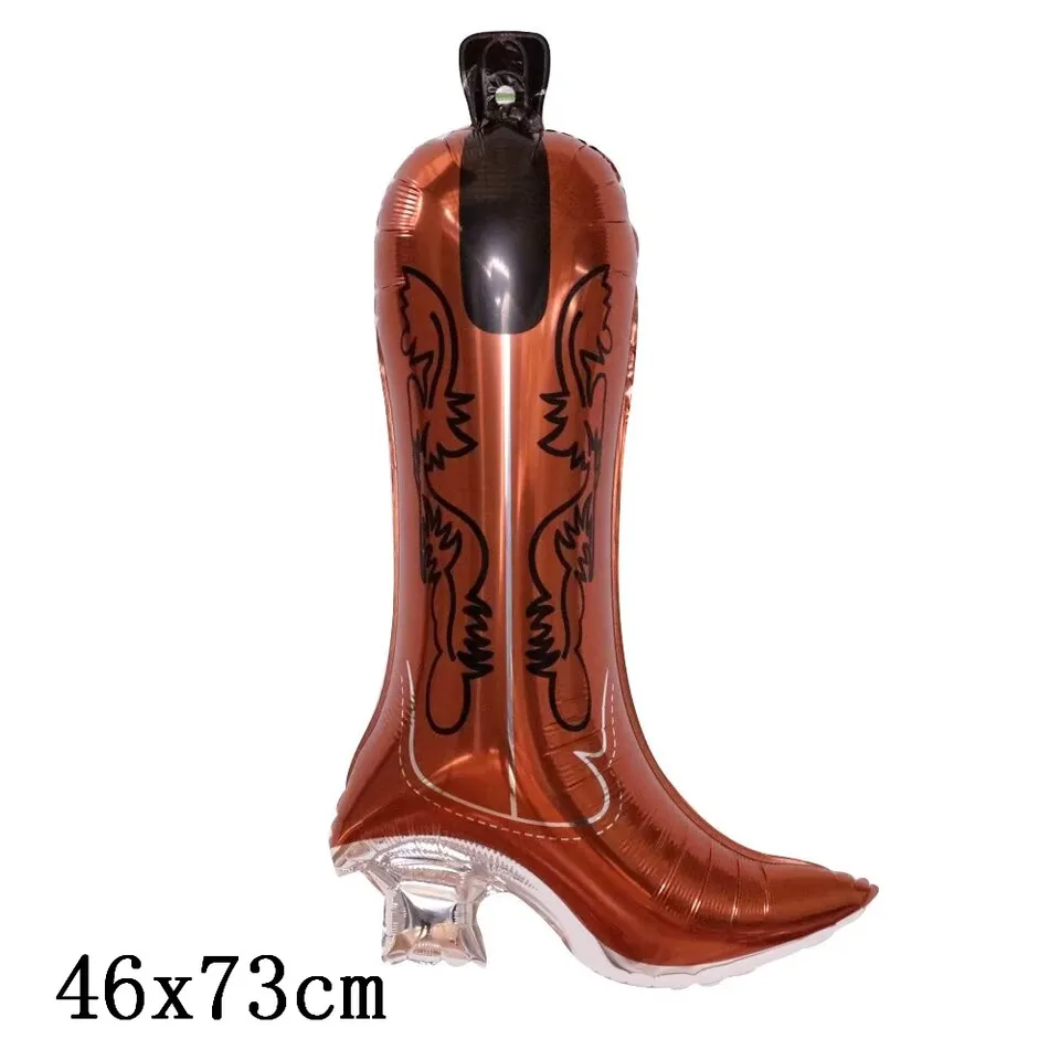 Thème De Fête De Cowboy Occidental, 4 Pièces, Décoration De Ballon, Chapeau De Pistolet De Cowboy, Ballon De Botte Pour Enfants Garçons, Décor De Fête D'anniversaire Occidentale Sauvage Ouest