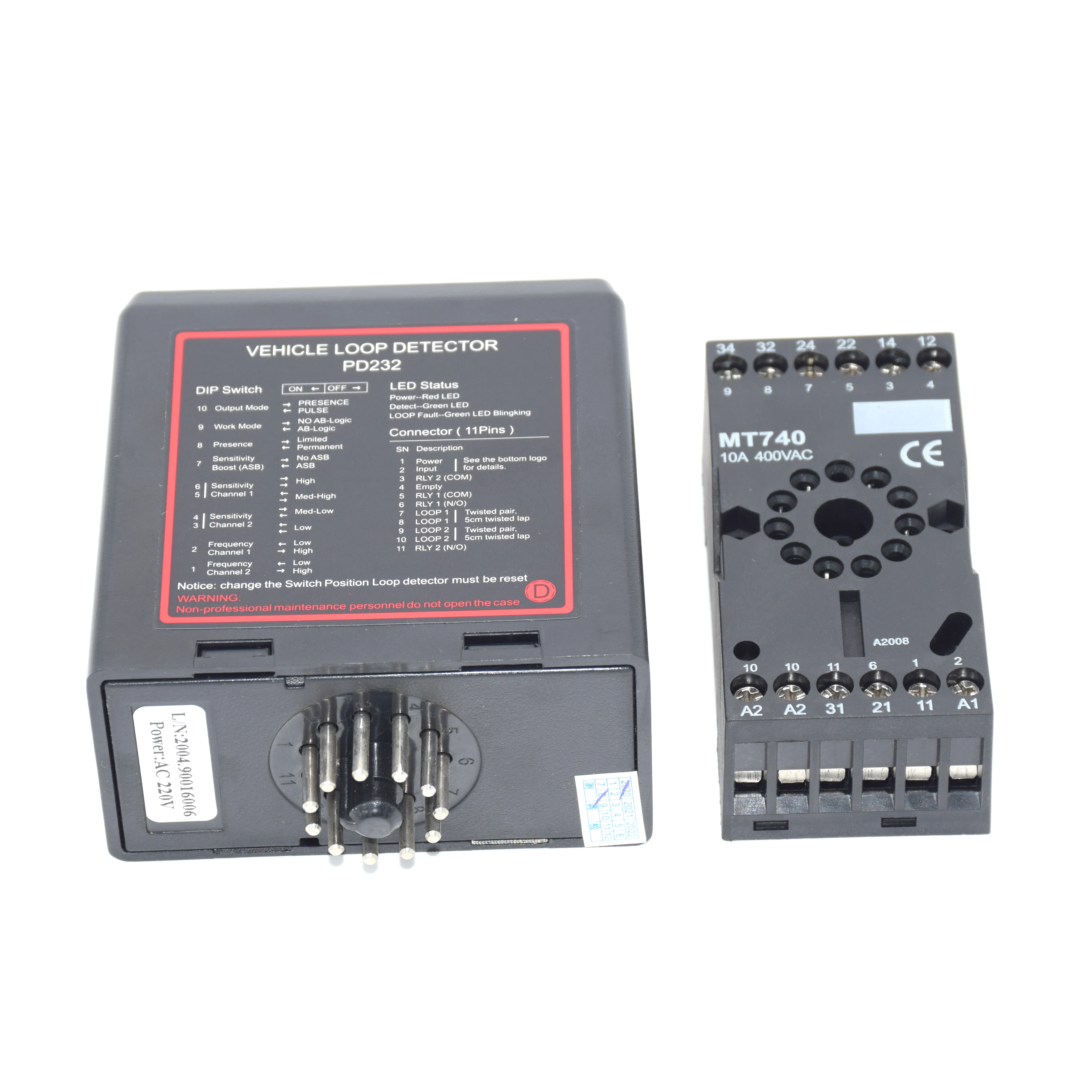 Dual channel Parking Barrier Control// Motorised Gates Doors inductive loop detector for Gates and Traffic control