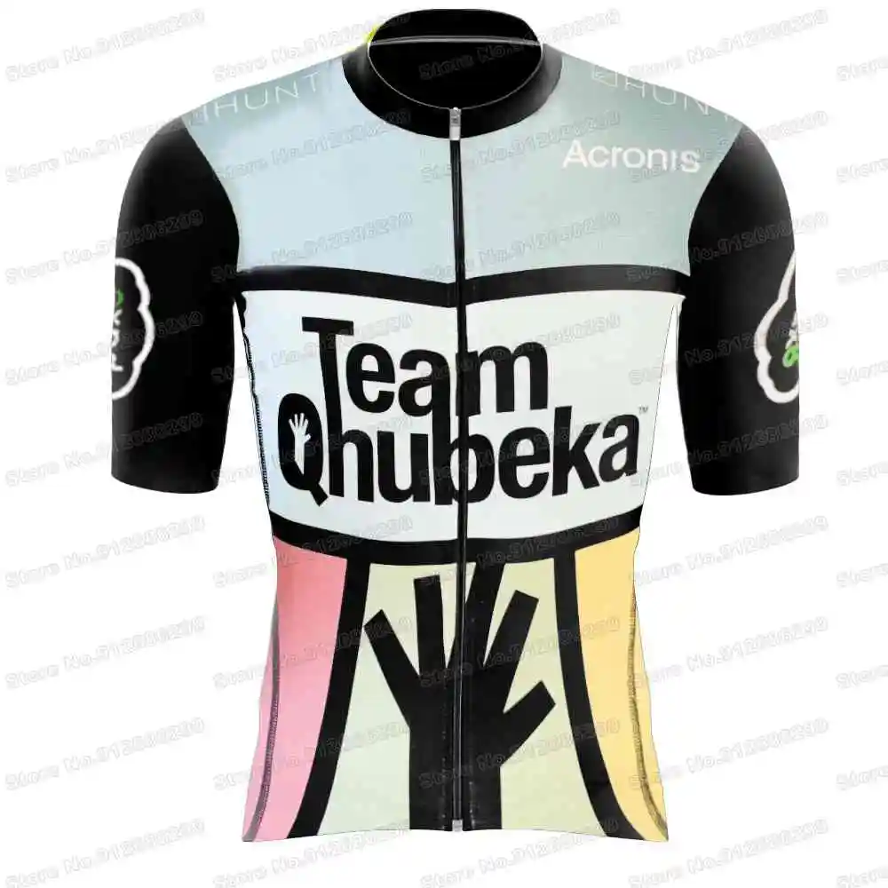 2022 equipe qhubeka ciclismo roupas de verão conjunto camisa