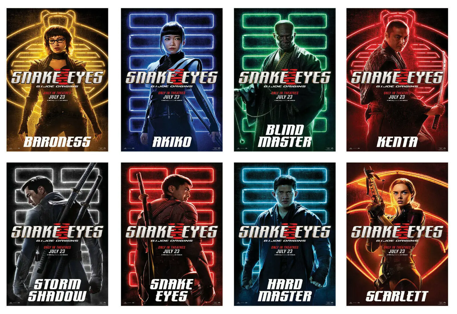9Style Scegli Gli Occhi Di Serpente Senza Cornice: G.I. Joe Origins Movie Print Art Canvas Poster Per La Decorazione Del Soggiorno Immagine Della Pare