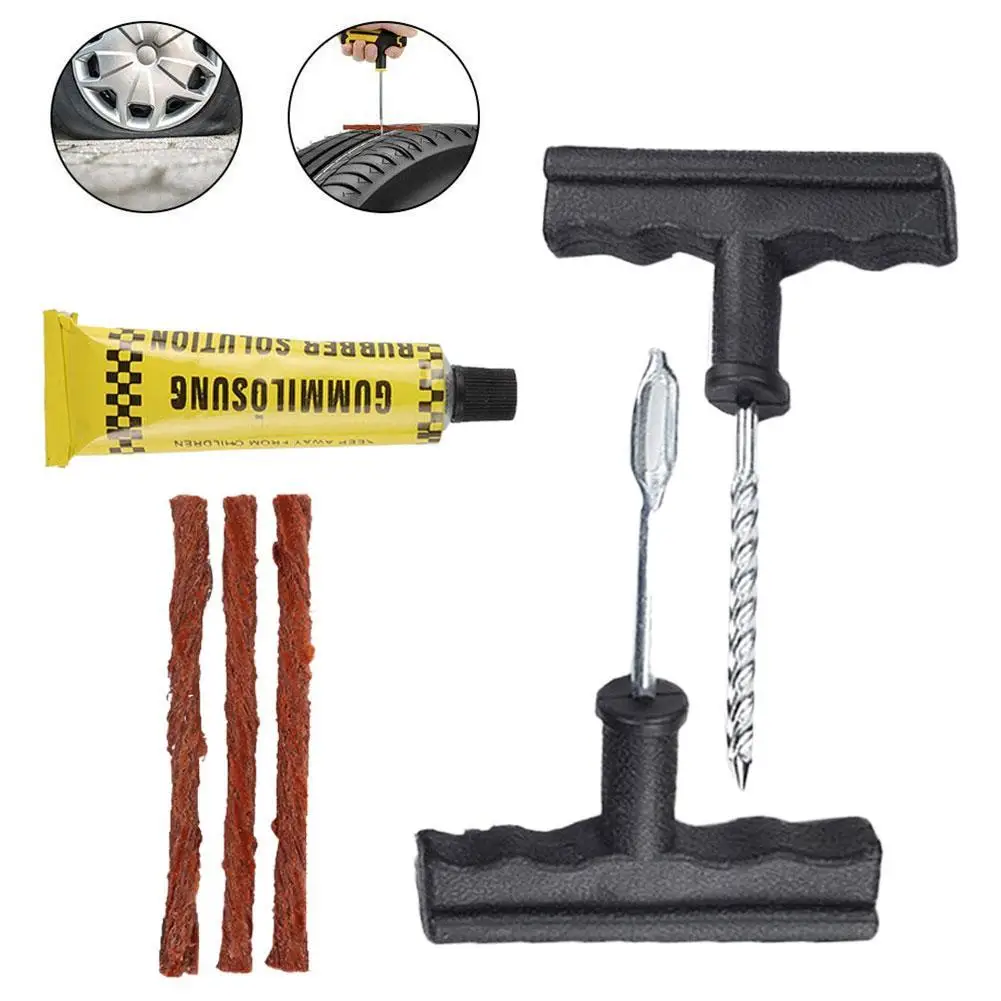 Motorcycle Tire Repair Kit Tire Repair Screw In Rubber Plug Nail