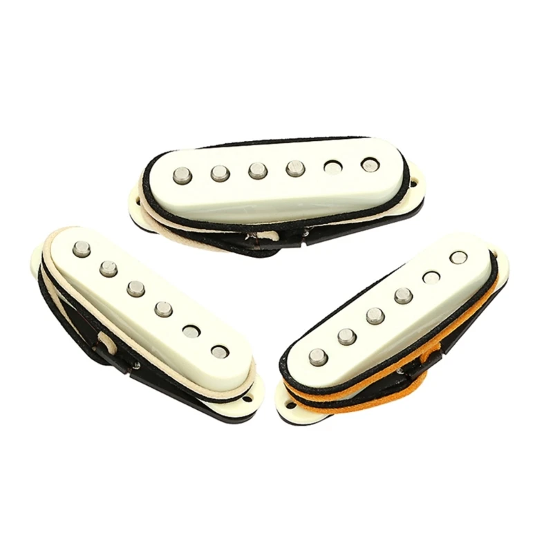 

Alnico 5 Strat Pickup Single Coil Pickups Set Guitar Neck/Middle/Bridge Pickup Replacement Electric Guitar Accessory