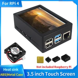 Raspberry Pi 3.5 inch Touch Screen 450*320 LCD Resistive Screen for Raspberry Pi 4B 3B+ 3B Zewo 2W Optional Fan RPi 4B Case