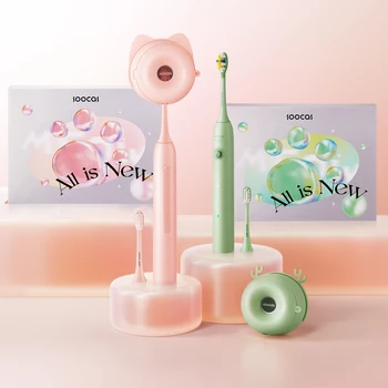SOOCAS 소닉 전동 칫솔 D3 스마트 초음파 칫솔 클리너, 미백 방수 및 소독제