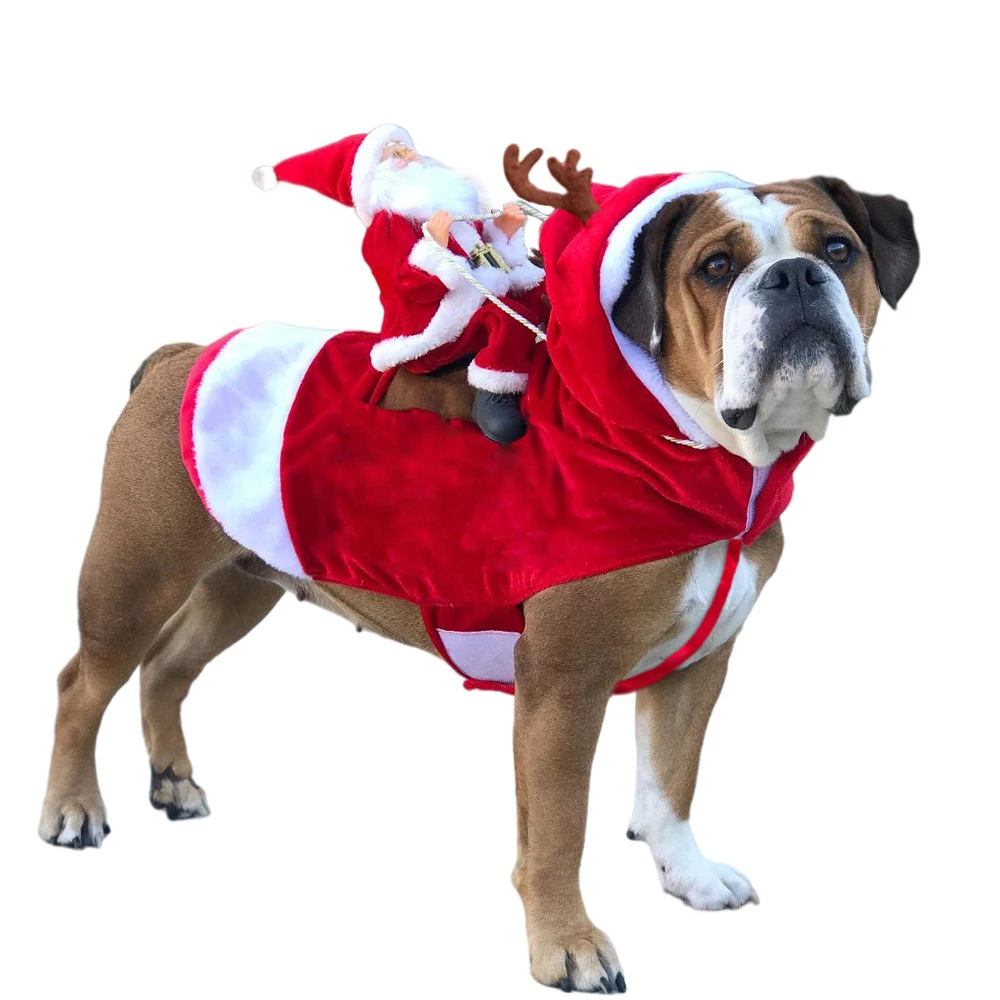 Pet Christmas Costume Dog Clothes Santa Claus Santa Claus Costume