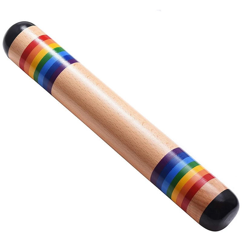 Rain Stick Wooden Rain Maker Rattle Shaker Rainfall Tube Musical Instrument Toy For Kids