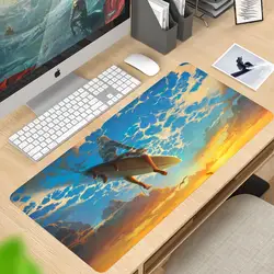 Surfboard Ocean  Mouse Pad PC Gaming Mouse Desk Mat Large desk tidy Keyboard Pad Office gadgets  Desktop desk mat Rubber Mouse Cushion