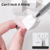 LINMANDA 4-Claw Metal Grabber Reacher Tool Nail Sponge Reacher Grabber Pickup Tool 50Pcs White Mini Nail Sponges  Nail Art Tools 4