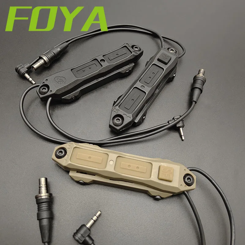 

Tactical SF/2.5/3.5 PLUG Moment Dual Function Remote Pressure Switch for Airsoft PEQ-15 NGAL M600 M300 Scout Light Fit 20mm Rail