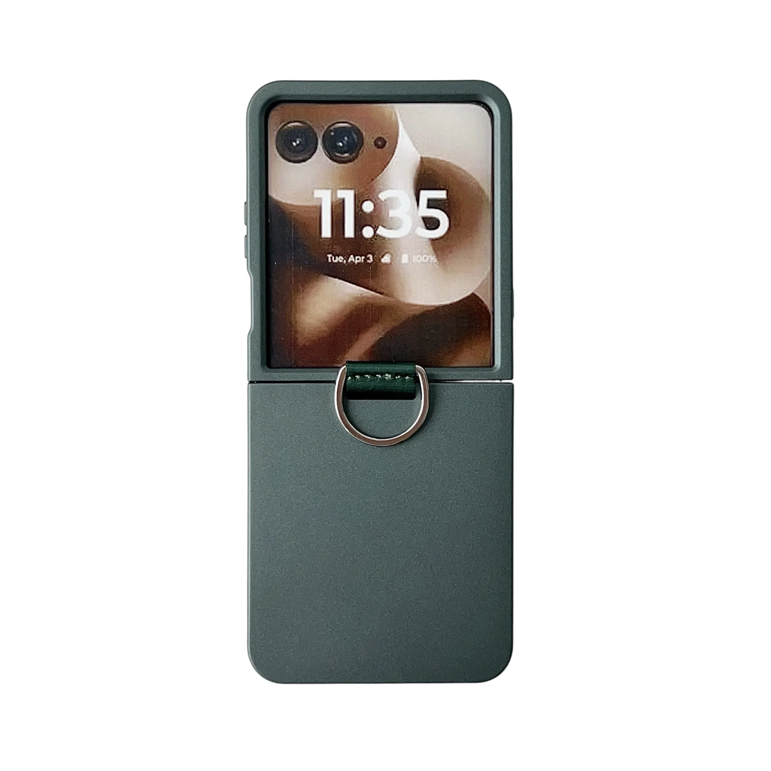 Ultra-Thin Matte Ring Case - Skin-Friendly Folding Protective Cover