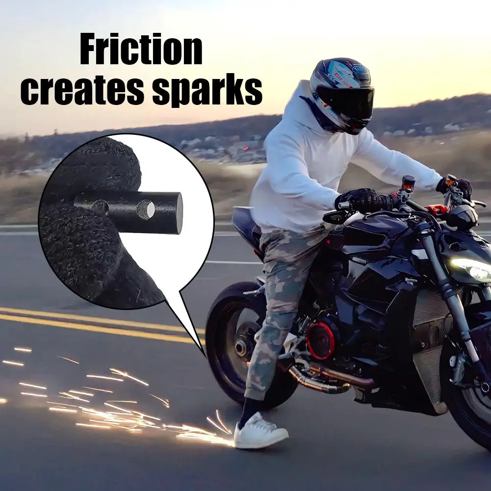 Bicycle Motorcycle Sole Special Effect Flame Device Outdoor Spark Cycling Spark Skateboard Friction Riding Tool Accessorie