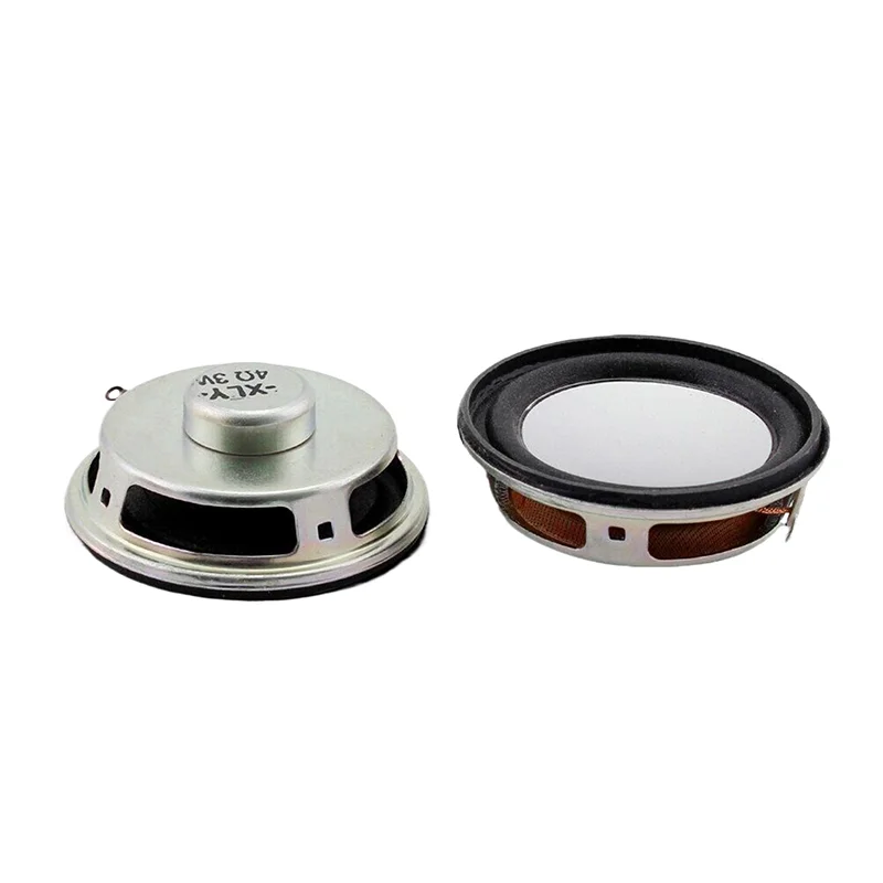2Pcs 미니 스피커 3W 4R 직경 4cm/5cm 증폭기 스피커 3 와트 4 옴 50mm 스피커 키트