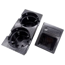 

For Bmw 3 Series E46 323i 318I 320I 51168217953 1 Set Car Front Center Console Cup Holder Multi Hole Auto Drink Holder Coin Tray