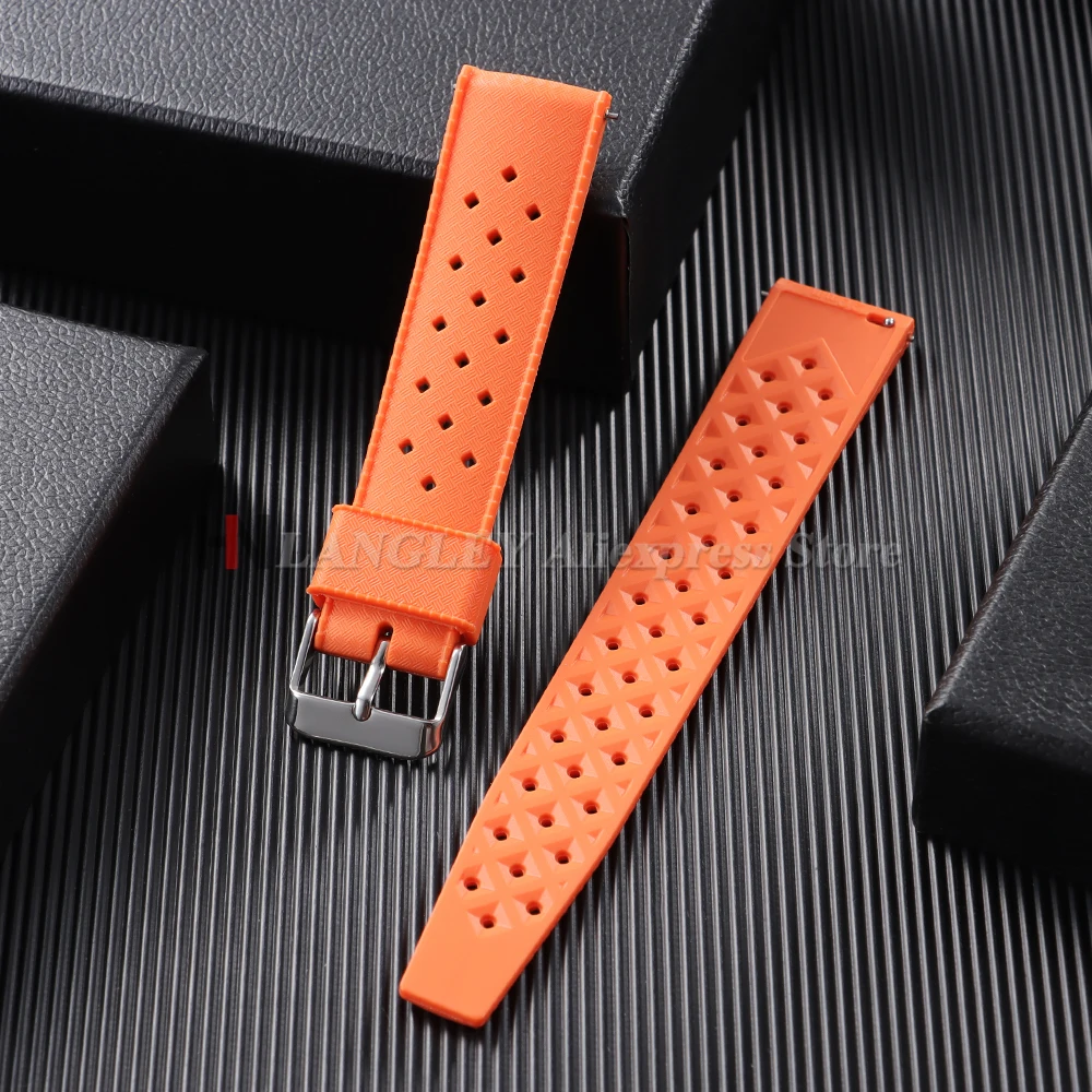 Premium Waterproof Silicone Watch Strap with Quick Release - Universal Diving Bracelet