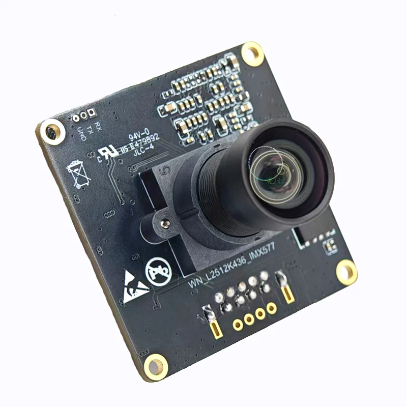 12MP 4K 카메라 모듈 IMX577 4000×3000 100 ° 왜곡 없는 USB3.0 UVC H.264/H.265 2D-3D DNR 38×38