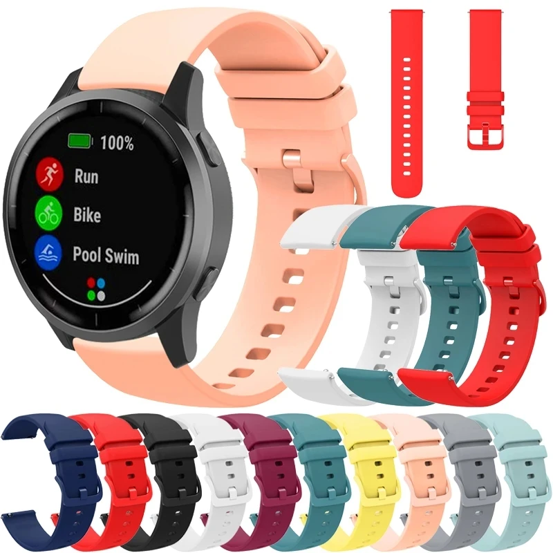 Versatile Silicone Watch Strap - Multiple Sizes Available