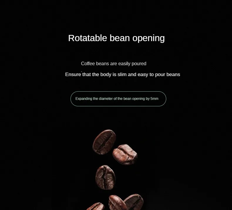 S97f2ee15b5514090963947c04506b759R AIRFLOW Manual Coffee Grinder CNC Stainless Steel Double point central shaft fixed 5core/7core Hand Burr Coffee Bean Grinding