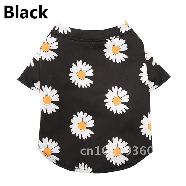 

Pet Clothes Spring and Summer New Style Travel Printed Short Sleeve Tshirt Clothes Small Medium Dogs Pet Puppy T Shirt Vest