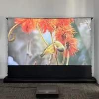2025 Hot 150 Max Electric Tab Tension Floor Rising ALR Projector Screen Ambient Light Rejecting Motorized for UST Laser TV 3D 8K - Image 3
