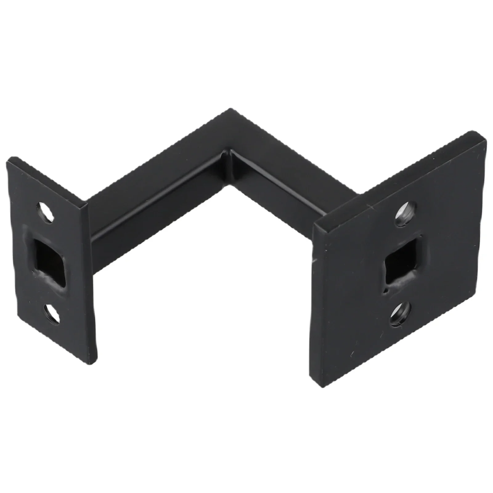 Sleek Black Stainless Steel Handrail Bracket - Durable with Perfect Dimensions