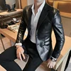Casual Leather Jackets Male Slim Fit Fashion Casual Leather Jackets Man Coats Brand Clothing Men's Autumn Winter Jackets MEN