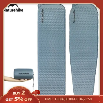 네이처하이크 에어 매트리스, 초경량 접이식 빠른 자체 팽창 침대, 휴대용 스펀지 매트, 캠핑 팽창식 매트리스
