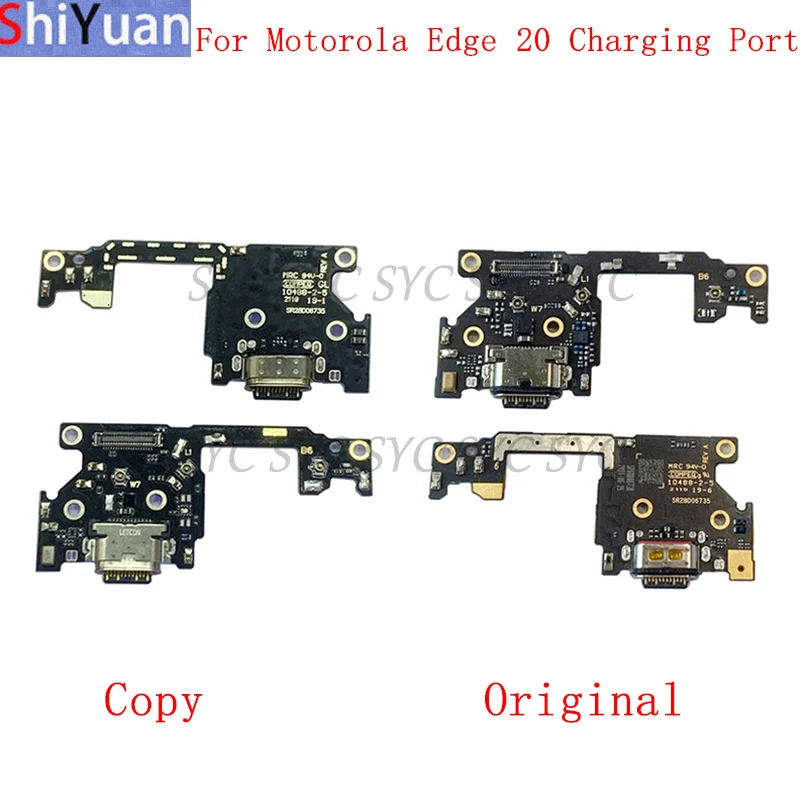 

USB-коннектор для зарядного порта, гибкий кабель для Motorola Moto Edge 20, модуль соединителя для зарядки, запасные части