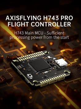 Controller di Volo Axisflying Argus H743 PRO 4-8S con Doppio ICM-42688P 30.5*30.5mm DPS368 Barometro per Droni FPV da 3-10 Pollici