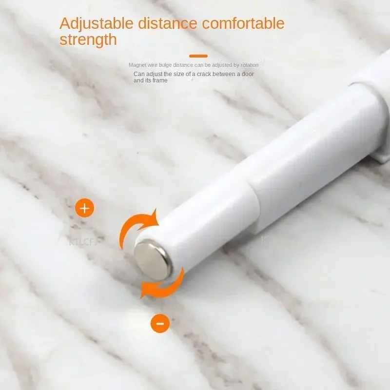 Adjustable Steady Stops Buffer Equipment Plastic Furniture Double Magnetic Closer Push To Open Door Rebounder Cabinet Hardware door closer door stops cabinet door stop cabinet door buffer