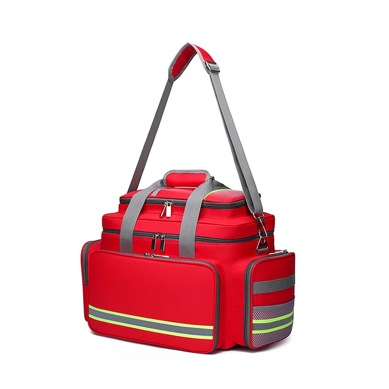 

First Aid Medical Bag Outdoor Emergency Multi-pocket Bags Rescue Large Capacity Backpack Empty Waterproof Reflective Oxford