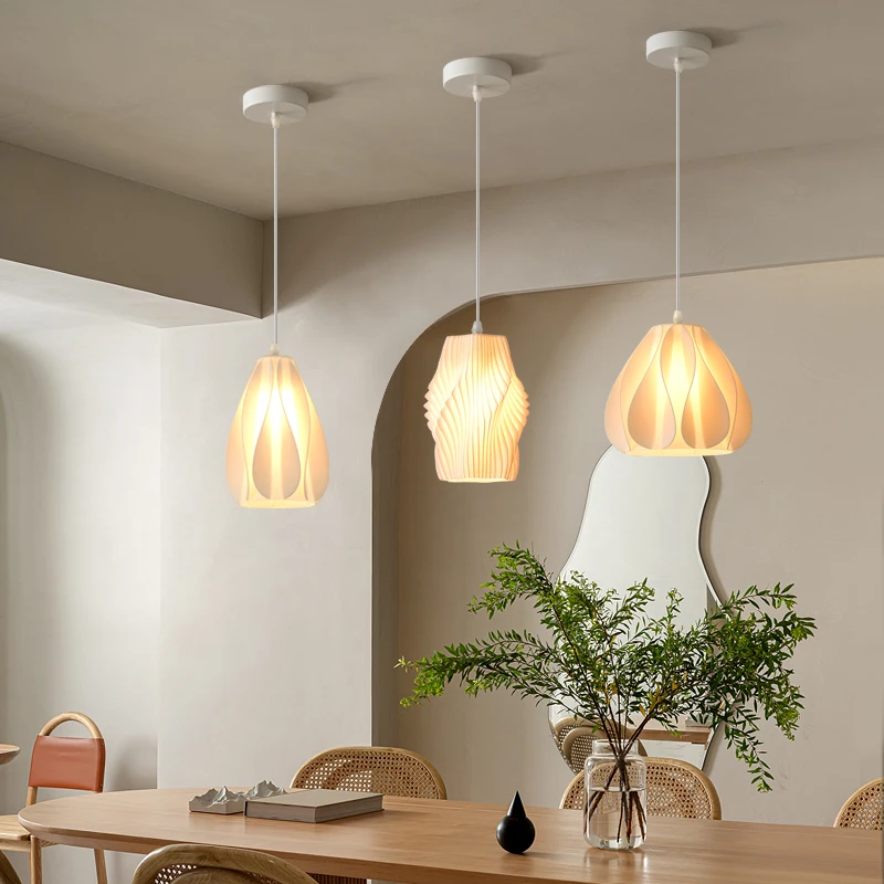 

Salon Kitchen led paper light Patio porch origami pendant lamp Bedroom Warm Bar led PVC shade hanging lighting for dining room