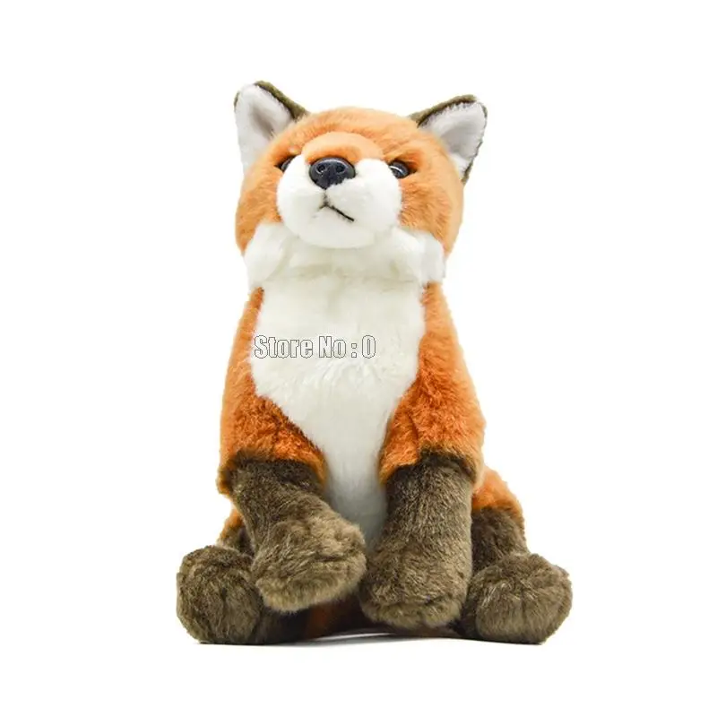 Piccolo Peluche Volpe Simulazione Morbido, Mini Volpe Seduta 8 Cm, Regalo Per Bambini E Decorazione - 3