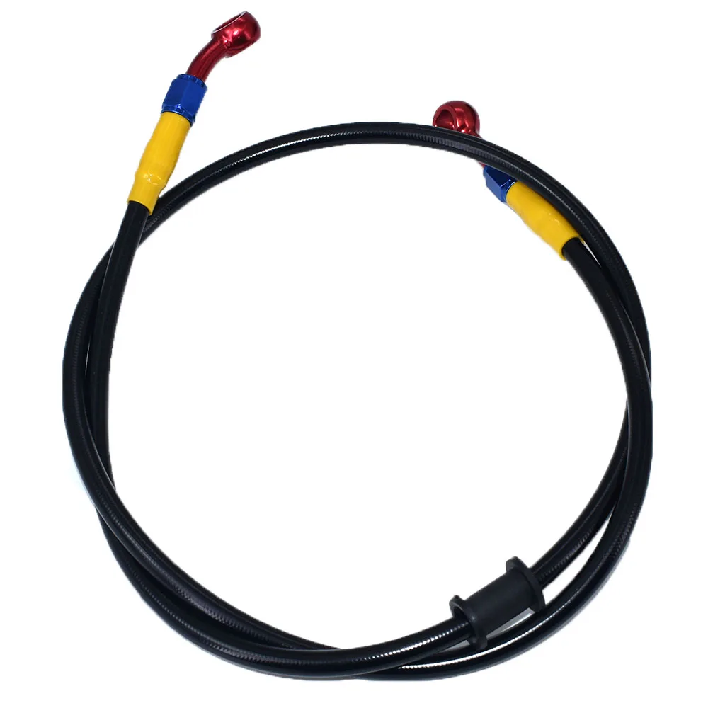 400mm-900mm 1M 1100mm 1200mm Colorful aluminum Connector Motorcycle Hydraulic Brake Clutch Oil Hose Line Pipe ATV Dirt Pit Bike