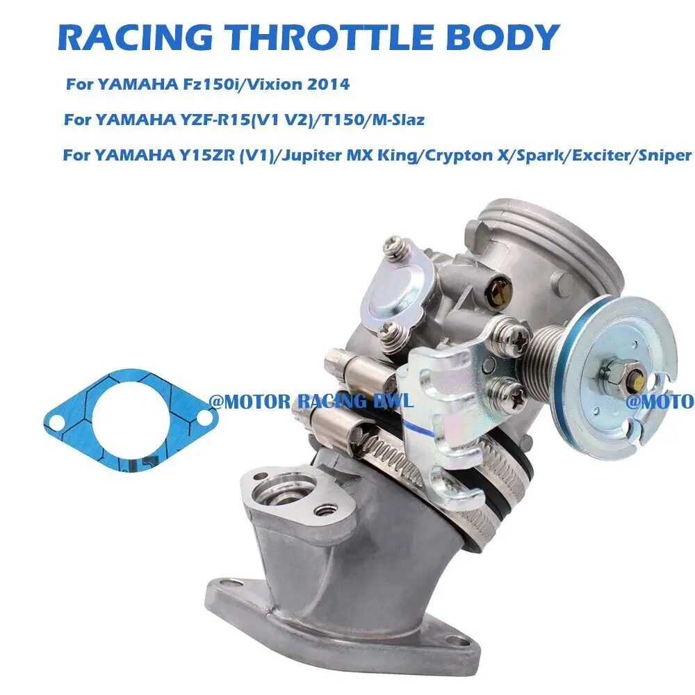 Aspirazione Corpo Farfallato Iniezione Carburante 36Mm Per Yamaha Yzf-R15 V1 T150 Fz150I Y15Zr
