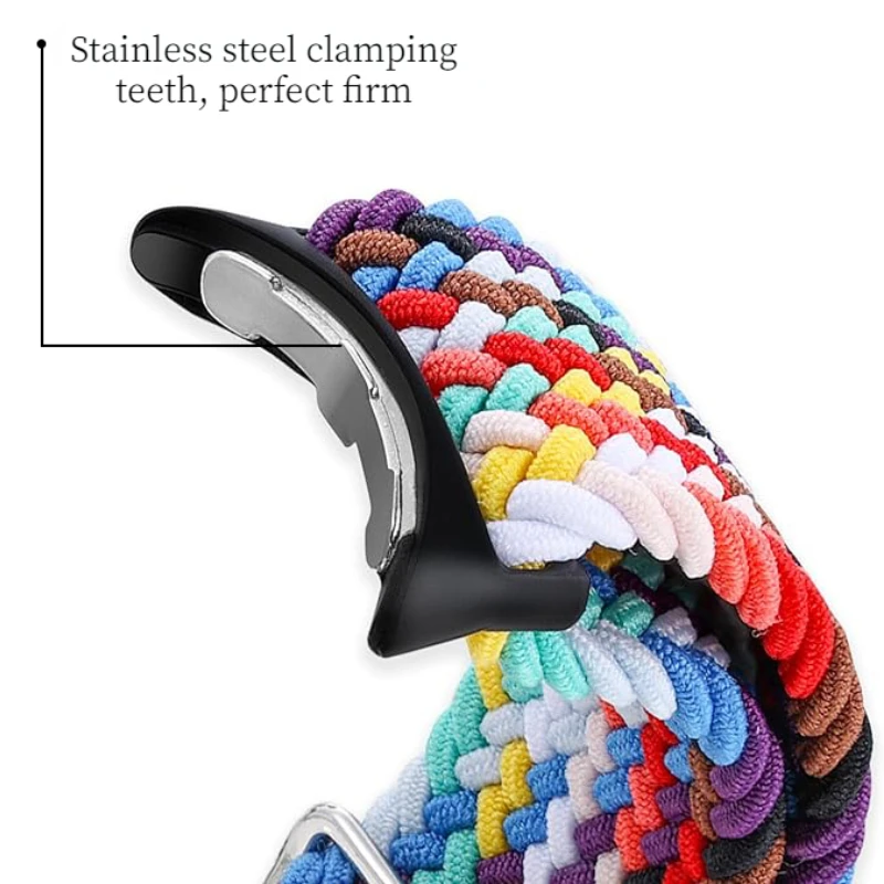 Nylon Braided Magnetic Strap - Fabric Bracelet Wristband Accessory
